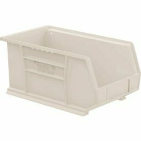 AKRO-MILS Hang & Stack Storage Bin, Plastic, 12 PK 30240STONE